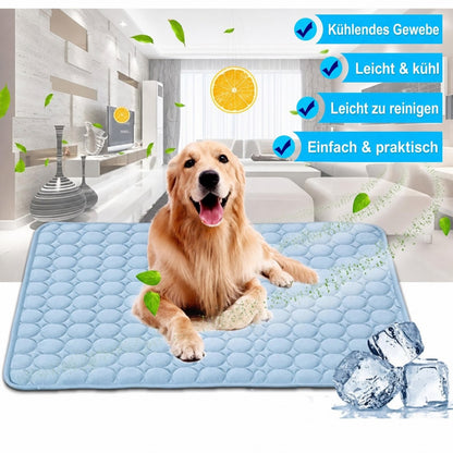 Kühlmatte Vorteile: kühlendes Gewebe, leicht & kühl, leicht zu reinigen, einfach & praktisch